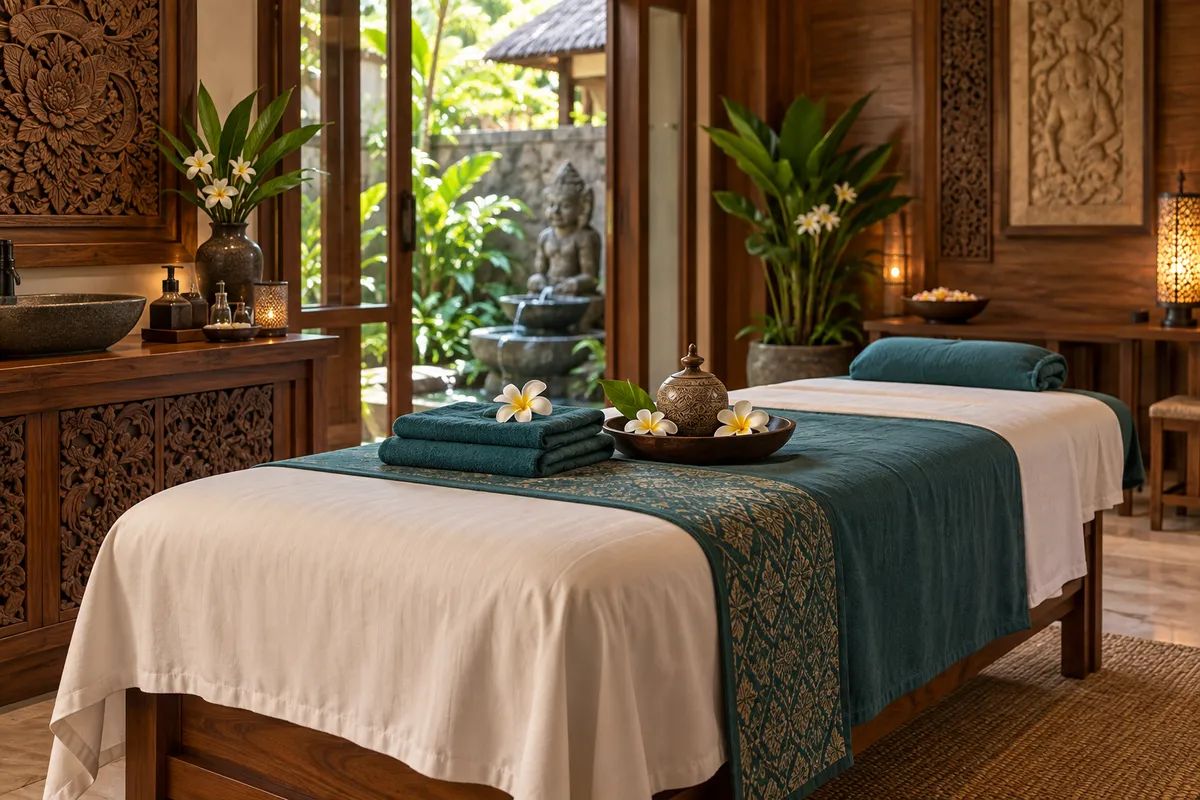 Illustrative balinese massage treatment image