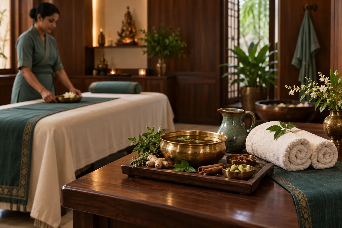 Illustrative women body massage treatment image